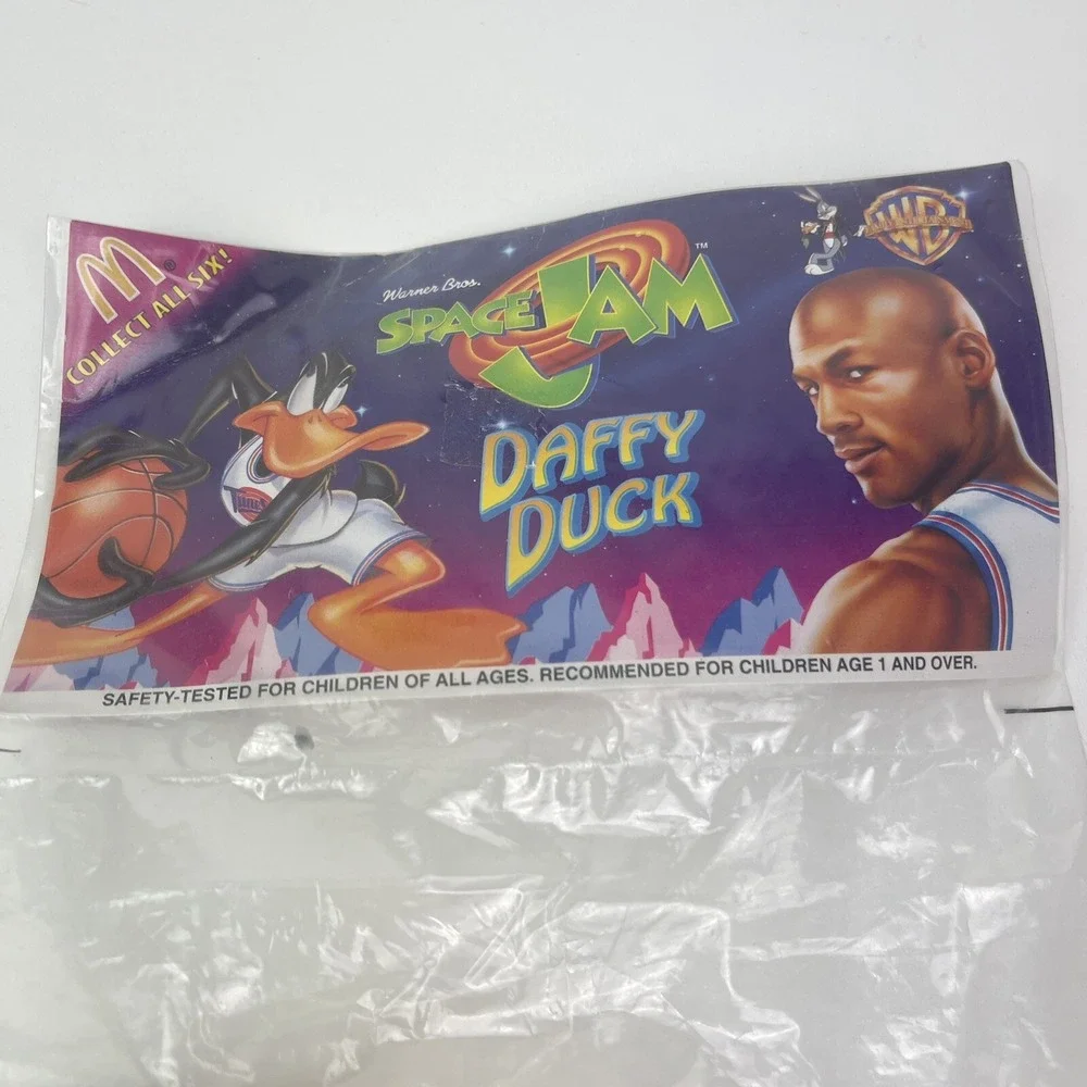 Vintage 1996 Space Jam Daffy Duck Plush Toy McDonalds‎ Looney Tunes